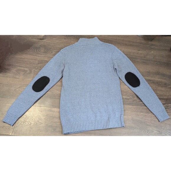 Kian D Mens Sweater Button Cable Knit Light Gray Size Large Long Sleeve (416) - Picture 2 of 3